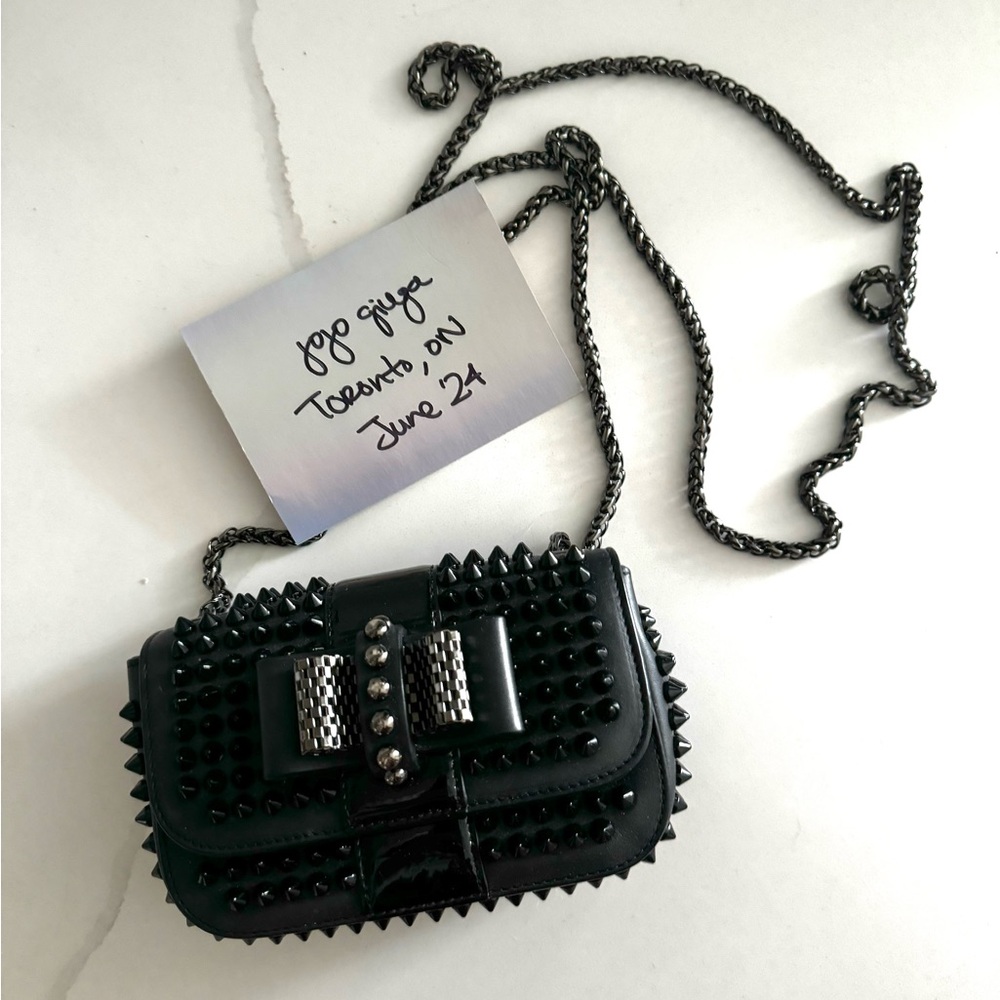 Christian Louboutin sweet charity bag black - with receipt